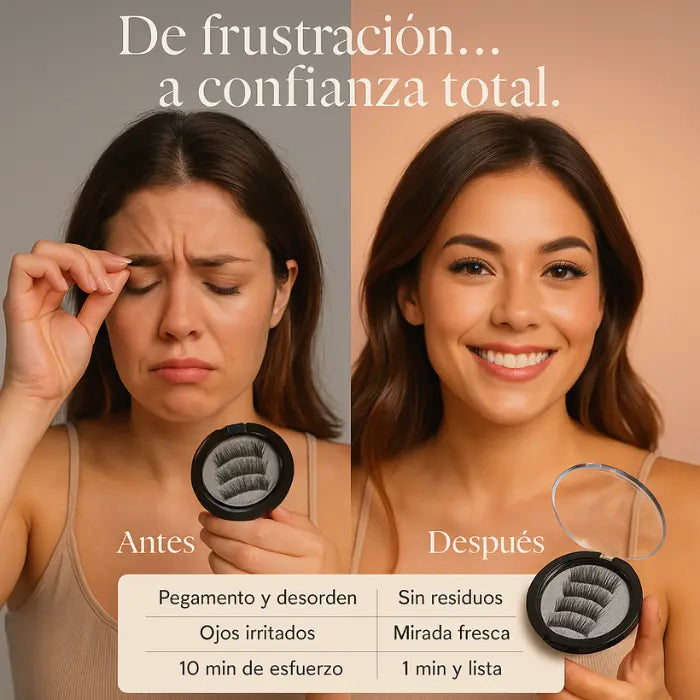 Pestañas Magnéticas GlamMag™ + Guía de Maquillaje Avanzado GRATIS