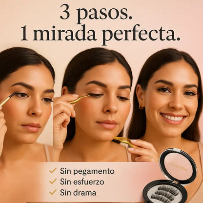 Pestañas Magnéticas GlamMag™ + Guía de Maquillaje Avanzado GRATIS