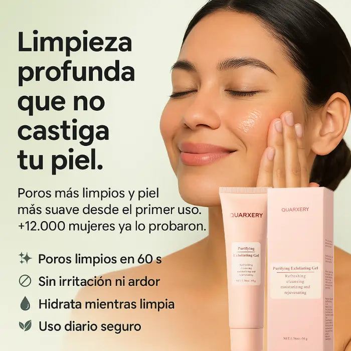 2x1 Exfoliante Avanzado Quarxery | Limpieza Profunda que Renueva tu Piel