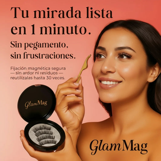 Pestañas Magnéticas GlamMag™ + Guía de Maquillaje Avanzado GRATIS